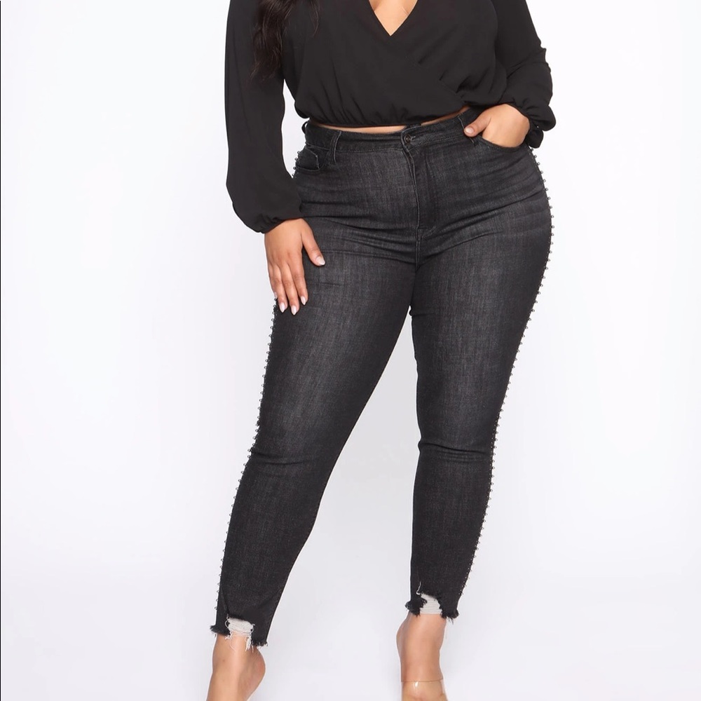 Metal me this studded skinny Jean